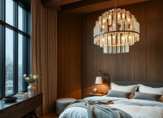 Современная люстра в спальню: как выбрать свет, который делает утро мягким, а вечер уютным