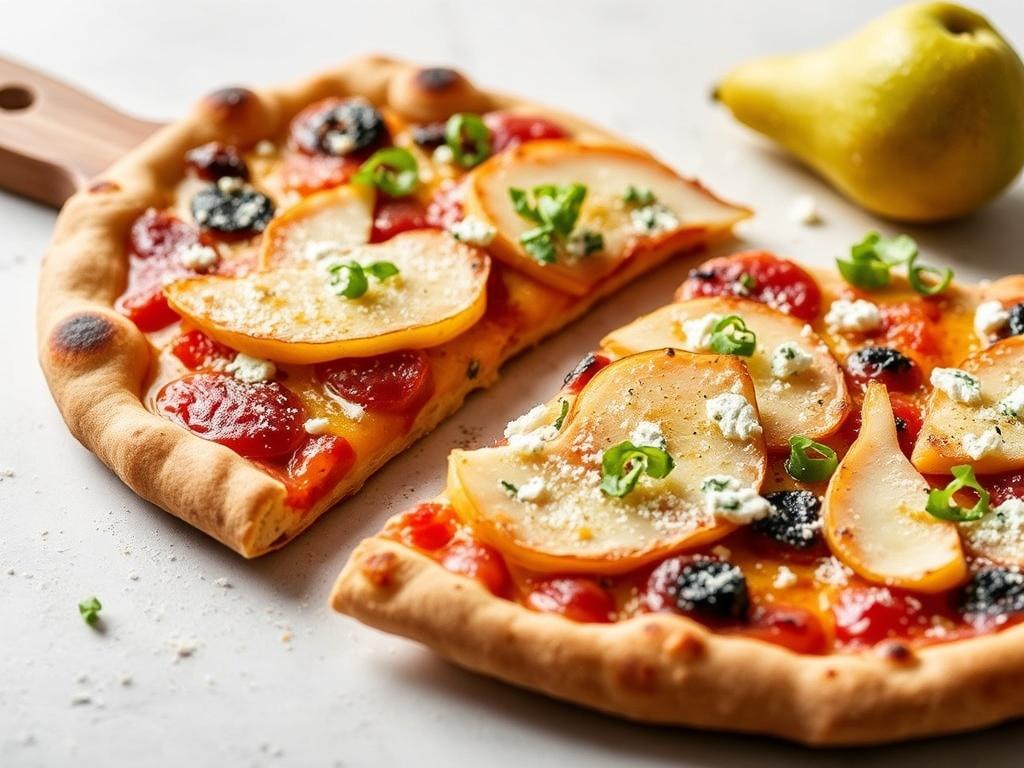 Пицца с грушей и голубым сыром: сладкий и соленый дуэт, который переворачивает привычные вкусовые правила