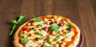 Пицца с нутом и тхиной: вегетарианский рецепт, который держит внимание с первого куска