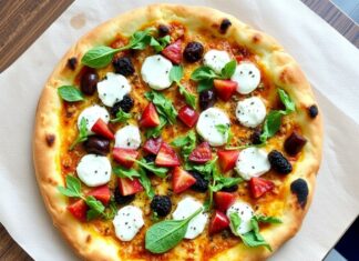 Пицца с фейхоа и рикоттой: тропическая нежность на тонком тесте