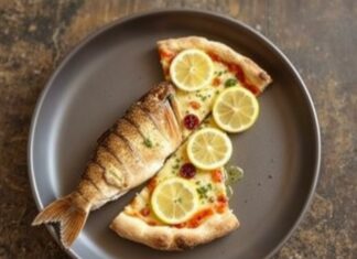 П pizza с щукой и лимоном: морское вдохновение на тонком тесте