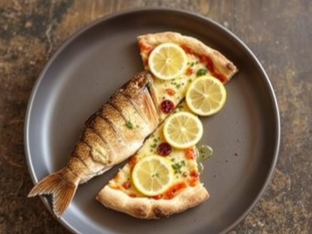 П pizza с щукой и лимоном: морское вдохновение на тонком тесте