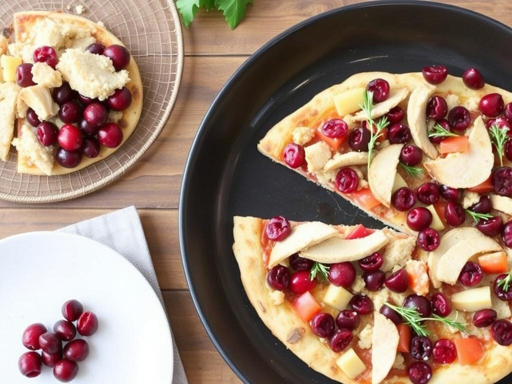 Праздничная пицца с индейкой и клюквой: неожиданный вкус для особенного стола