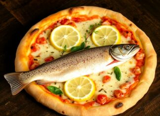 Пицца с щукой и лимоном: речной вариант