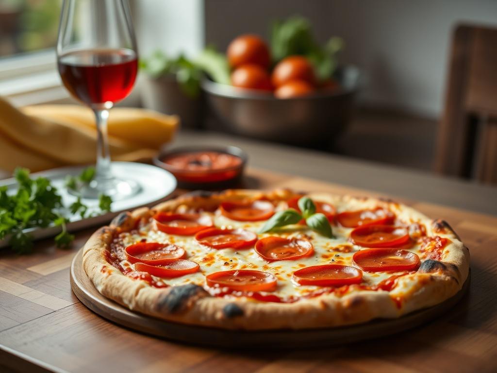 Пицца с пепперони и томатным соусом: как превратить быструю класску фастфуда в домашний уют