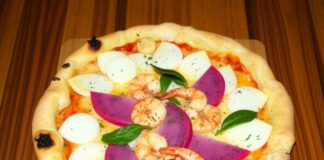 Пицца с драконьим фруктом и креветками: тропический вихрь, который можно скушать прямо у себя дома