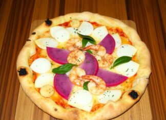 Пицца с драконьим фруктом и креветками: тропический вихрь, который можно скушать прямо у себя дома