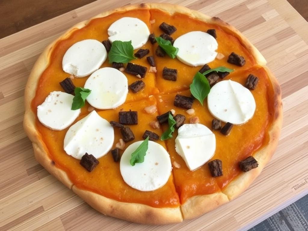 Пицца с тыквой и фетой: осенняя гармония