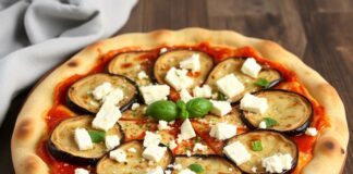 Пицца с баклажанами и фетой: греческий стиль на вашей кухне