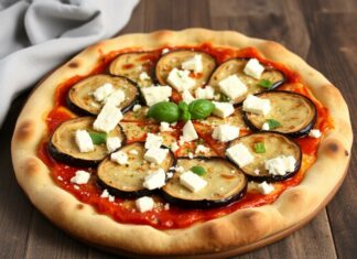Пицца с баклажанами и фетой: греческий стиль на вашей кухне