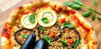 Пицца с булгуром и баклажанами: как собрать вкус, текстуры и аромат в одну тарелку