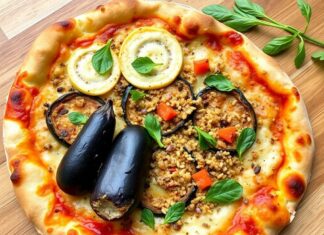 Пицца с булгуром и баклажанами: как собрать вкус, текстуры и аромат в одну тарелку