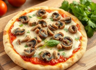 Пицца с шампиньонами и сливочным соусом: нежность вкуса и простота приготовления