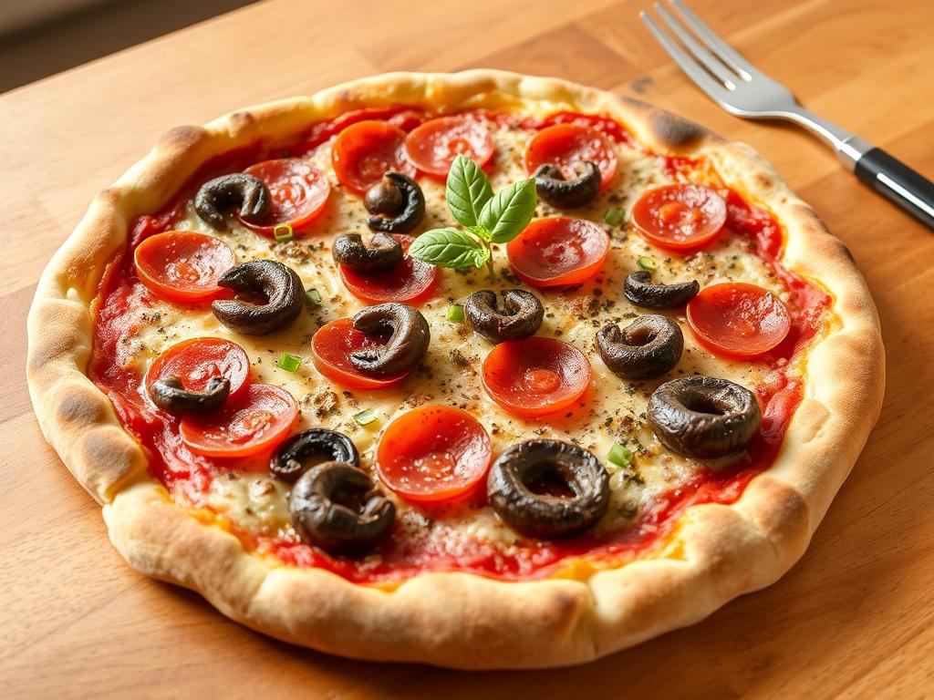 Пицца с салями и грибами: сытный выбор, который хочется повторять снова и снова