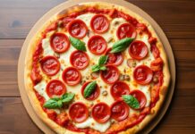 Пицца с пепперони и томатным соусом: классика фастфуда, которая живет на тарелке каждого города Пицца с пепперони и томатным соусом: классика фастфуда, которая живет на тарелке каждого города