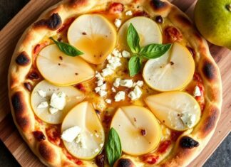 Пицца с грушей, горгонзолой и мёдом: десертное открытие, которое может удивить любого гурмана