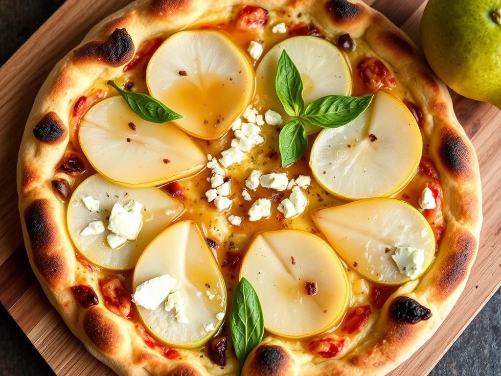 Пицца с грушей, горгонзолой и мёдом: десертное открытие, которое может удивить любого гурмана