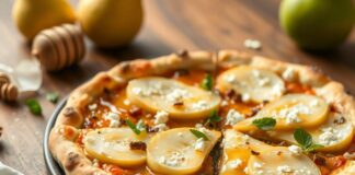 Пицца с грушей, горгонзолой и мёдом: десертное сочетание для особых случаев