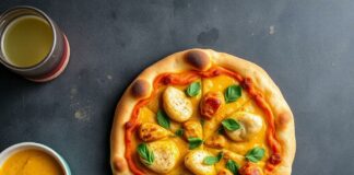 Пицца с курицей и карри: экзотический акцент, который удивляет домашнюю кухню