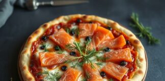 Пицца с лососем и укропом: скандинавская простота