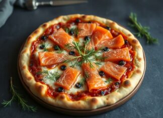 Пицца с лососем и укропом: скандинавская простота