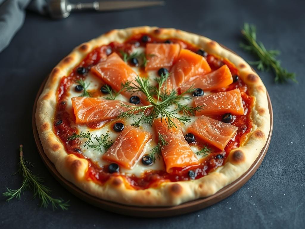 Пицца с лососем и укропом: скандинавская простота