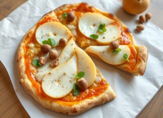 Пицца с фундуком и грушей: неожиданный дуэт для гурманов