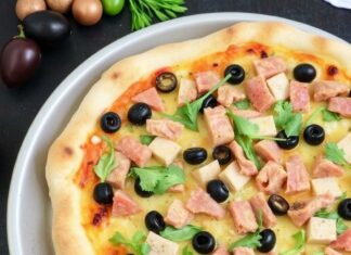 Пицца с тунцом и оливками: средиземноморская классика