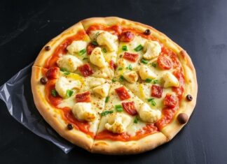 Пицца с цветной капустой и чеддером: легкость теста и насыщенный вкус без лишних калорий