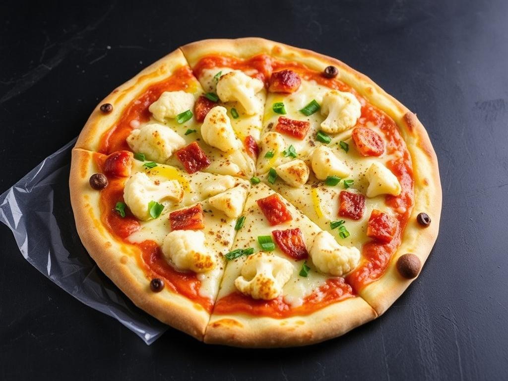 Пицца с цветной капустой и чеддером: легкость теста и насыщенный вкус без лишних калорий