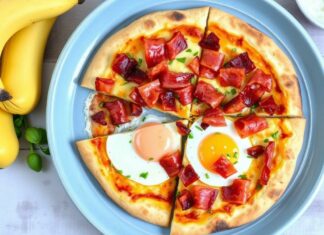 Пицца с беконом и яйцом: сытный завтрак, который просыпает аппетит