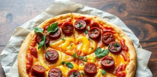 Пицца с копчёной колбасой и горчицей: пикантный вкус для любителей острых ощущений