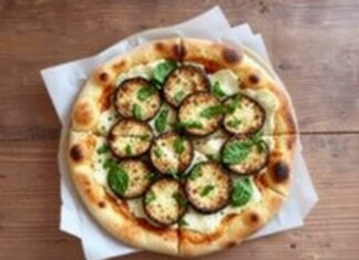 Пицца с баклажанами и соусом песто: итальянский стиль, который живет на вашей кухне