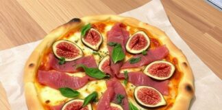 Пицца с пармской ветчиной и инжиром: изысканное сочетание