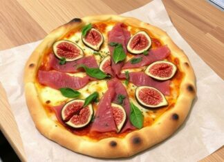 Пицца с пармской ветчиной и инжиром: изысканное сочетание
