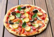 Пицца на тонком тесте с овощами гриль: летний вариант, который освежит ужин