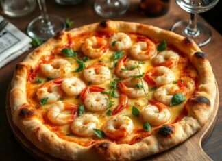 Пицца с креветками в чесночном масле: изысканный выбор для романтического вечера