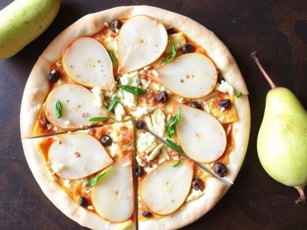 Пицца с грушей и горгонзолой: классика с изюминкой