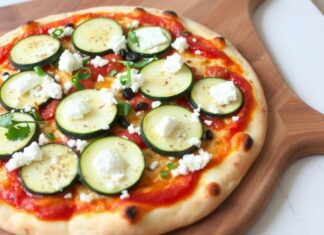 Пицца с цукини и фетой: лёгкий летний вариант для жарких дней