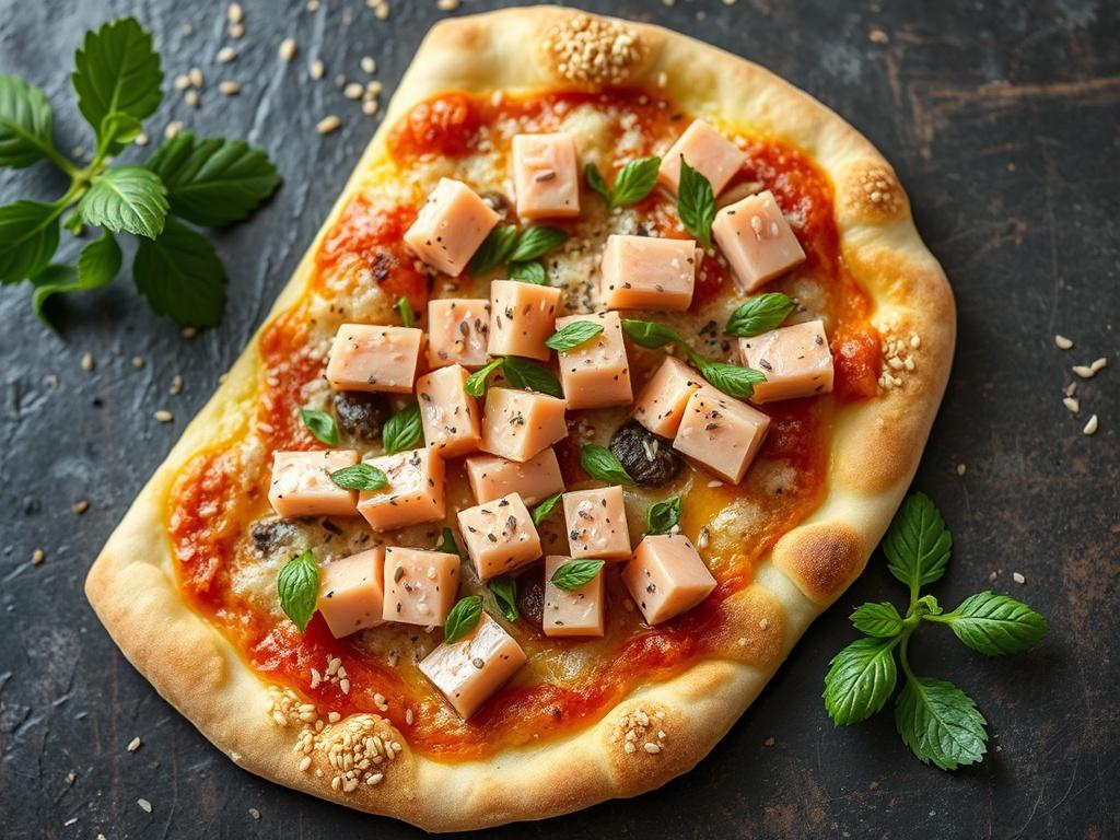 Пицца с кунжутом и тунцом: как превратить простой перекус в вечерний хит