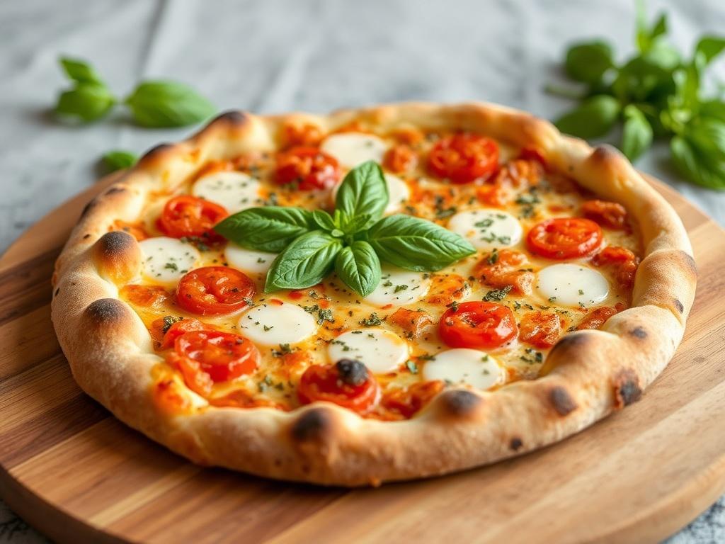 Игра вкусов: пицца с базиликом и страчателлой