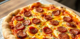 Пицца с копчёной колбасой и горчицей: пикантный вкус, который становится любимцем кухни