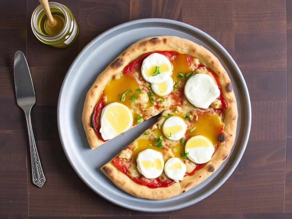 Пицца с рикоттой и мёдом: сладкий и солёный баланс