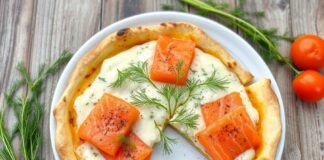 Пицца с лососем и укропом: лёгкость и польза океана
