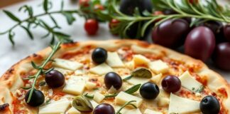 Пицца с артишоками, маслинами и пармезаном: средиземноморское настроение