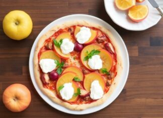 Осенний десерт-пицца: айва и рикотта — простой рецепт на холодные вечера