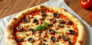 Пицца с шампиньонами и пармезаном: итальянский стиль, который покоряет сердце за кружкой вина
