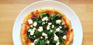 Пицца с мангольдом и фетой: витаминный заряд