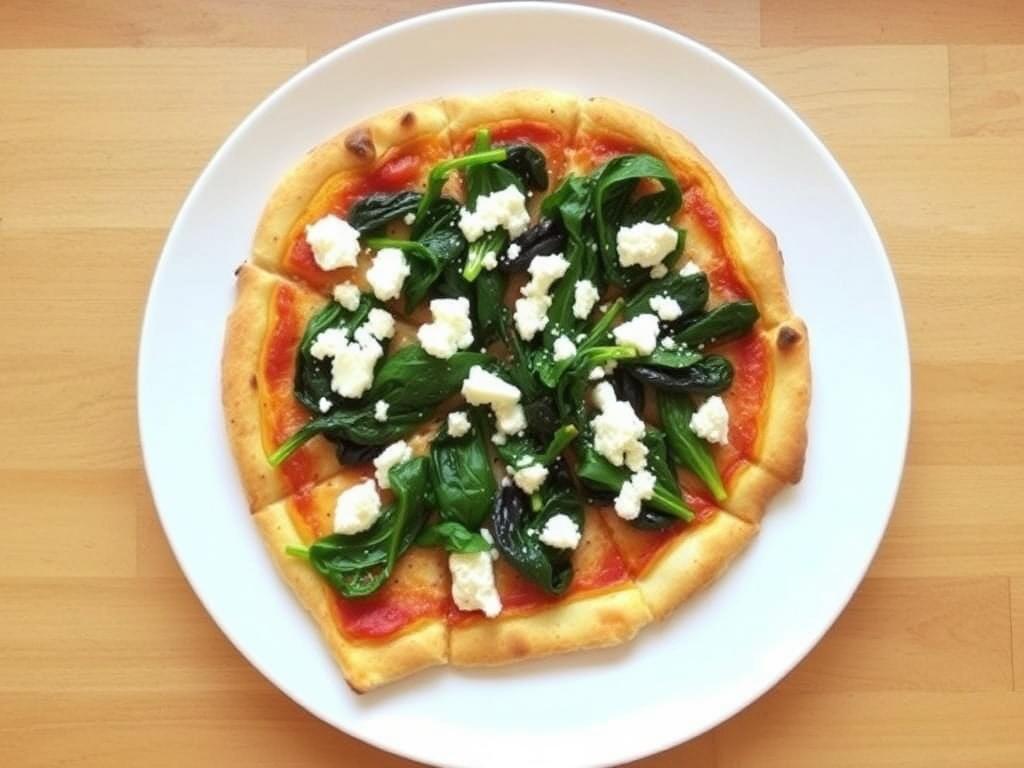 Пицца с мангольдом и фетой: витаминный заряд