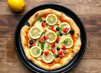 Пицца с судаком и лимоном: речной деликатес